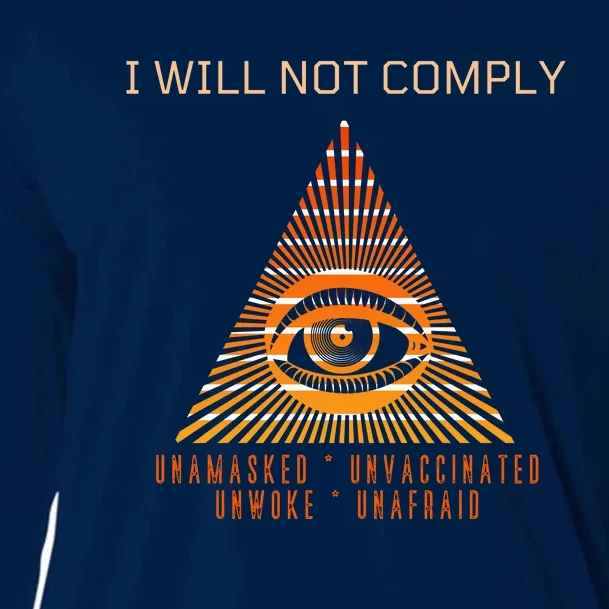 Conservative I Will Not Comply Cooling Performance Long Sleeve Crew