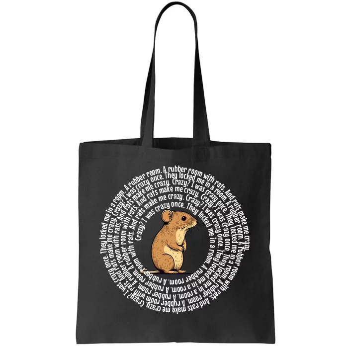 Crazy I Was Crazy Once Funny Oddly Specific Meme Tote Bag