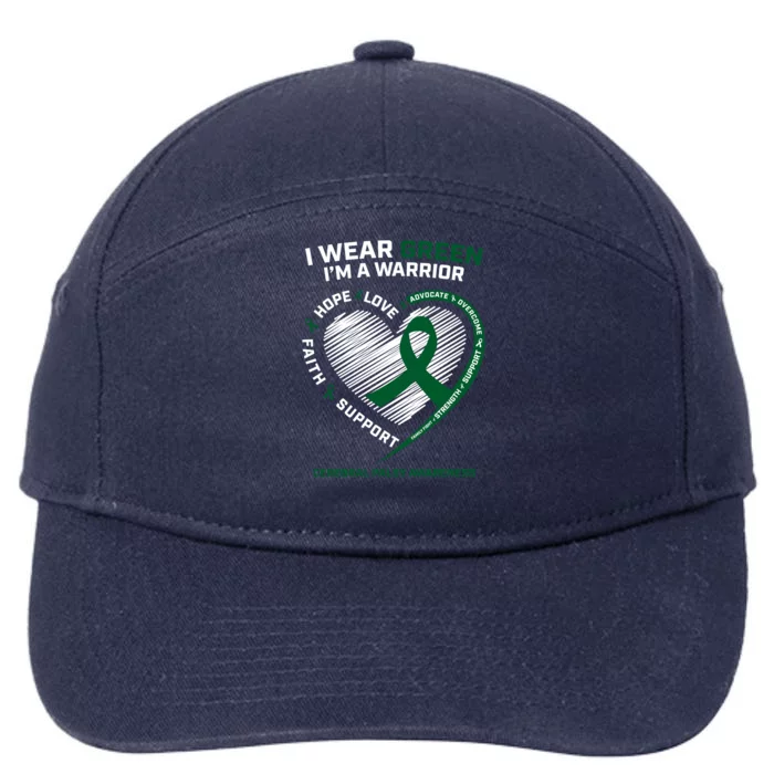 Clothing I Wear Green Cp Warrior Cerebral Palsy Awareness Great Gift 7-Panel Snapback Hat