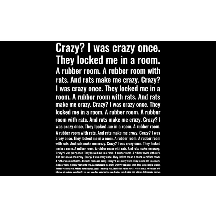 Crazy I Was Crazy Once Meme Bumper Sticker