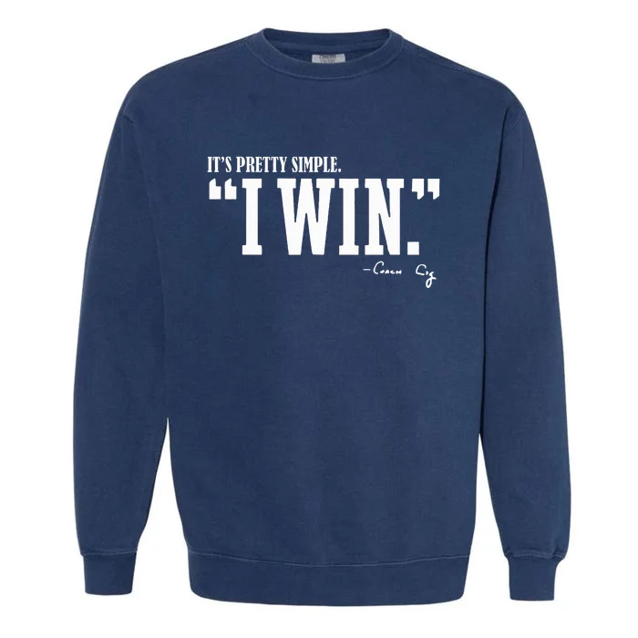 C.I.G.N.E.T.T.I I Win Coach Cig Garment-Dyed Sweatshirt