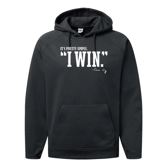 C.I.G.N.E.T.T.I I Win Coach Cig Performance Fleece Hoodie