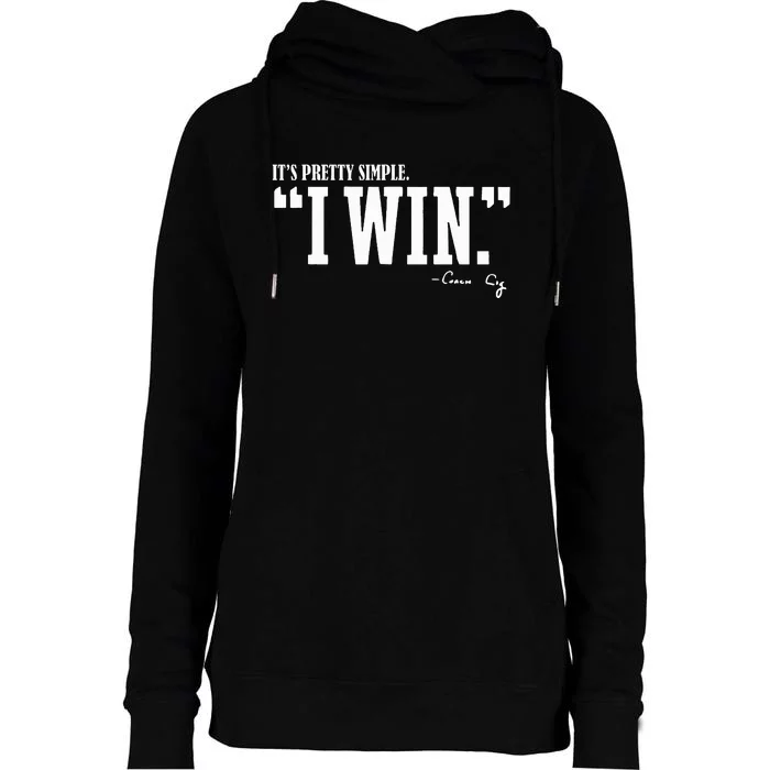 C.I.G.N.E.T.T.I I Win Coach Cig Womens Funnel Neck Pullover Hood