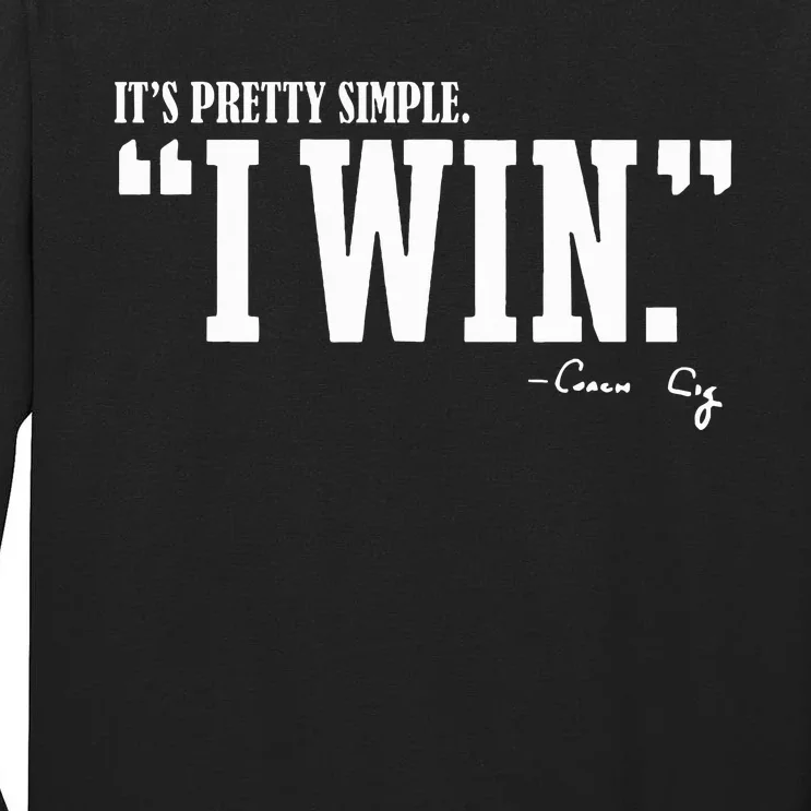 C.I.G.N.E.T.T.I I Win Coach Cig Tall Long Sleeve T-Shirt