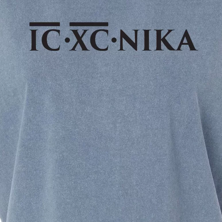 Christian Ic Xc Nika Eastern Orthodox Garment-Dyed Women's Muscle Tee