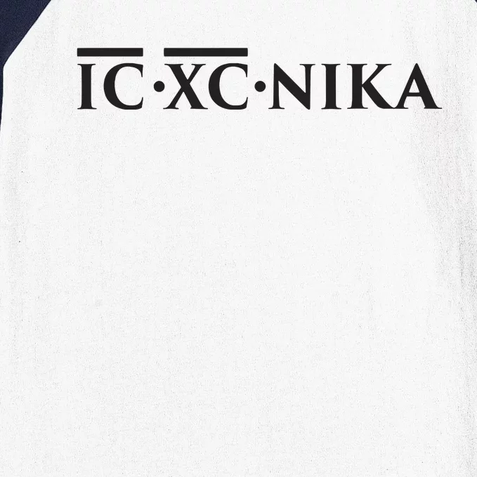 Christian Ic Xc Nika Eastern Orthodox Baseball Sleeve Shirt