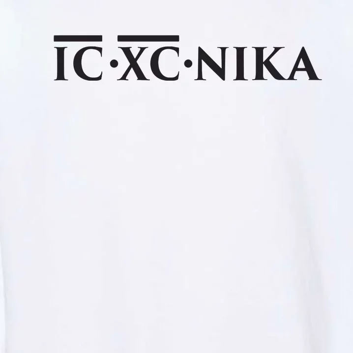 Christian Ic Xc Nika Eastern Orthodox Garment-Dyed Sweatshirt