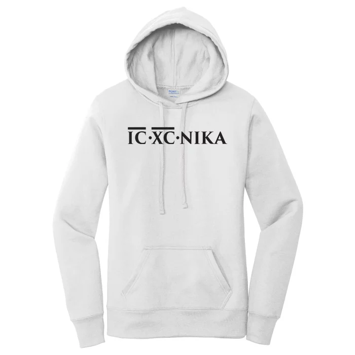 Christian Ic Xc Nika Eastern Orthodox Women's Pullover Hoodie