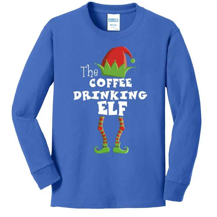 Coffee Ing Xmas Pajama Cool Gift Kids Long Sleeve Shirt