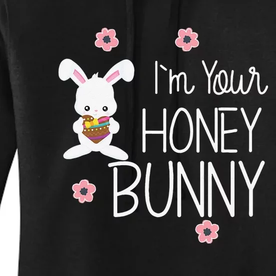 Cute I'm Your Honey Bunny Easter Love Rabbit Women's Pullover Hoodie