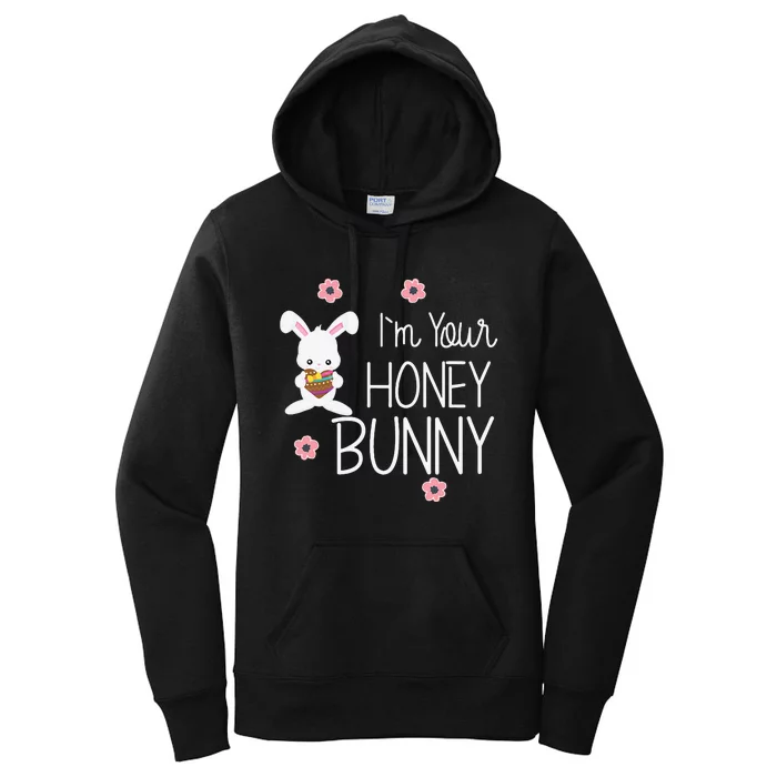 Cute I'm Your Honey Bunny Easter Love Rabbit Women's Pullover Hoodie