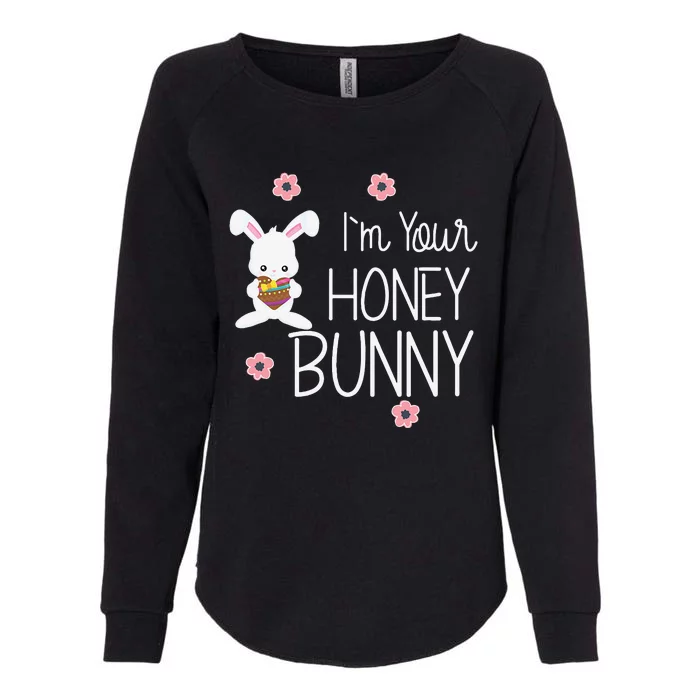 Cute I'm Your Honey Bunny Easter Love Rabbit Womens California Wash Sweatshirt