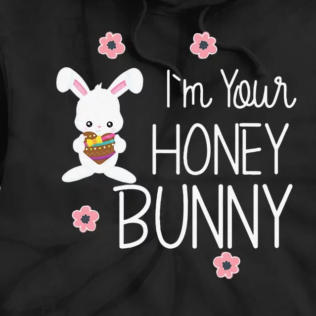 Cute I'm Your Honey Bunny Easter Love Rabbit Tie Dye Hoodie