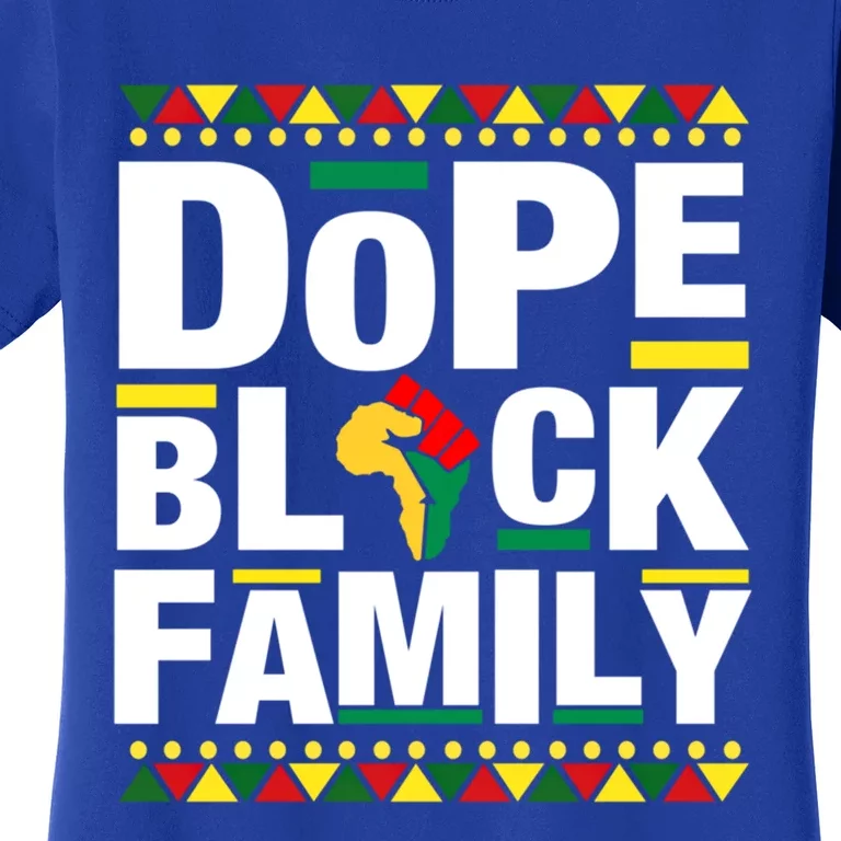 Celebrate Juneteenth 1865 Family Matching Dope Black Family Funny Gift Women's T-Shirt