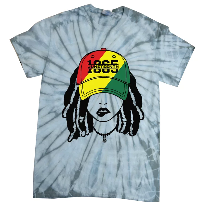 Celebrate Juneteenth 1865 Black afro wo Tie-Dye T-Shirt