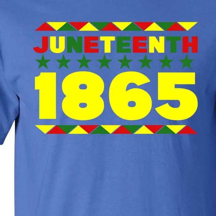 Celebrate Juneteeth 1865 African Black Freedom Gift Tall T-Shirt