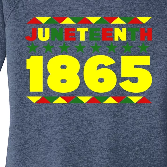 Celebrate Juneteeth 1865 African Black Freedom Gift Women's Perfect Tri Tunic Long Sleeve Shirt