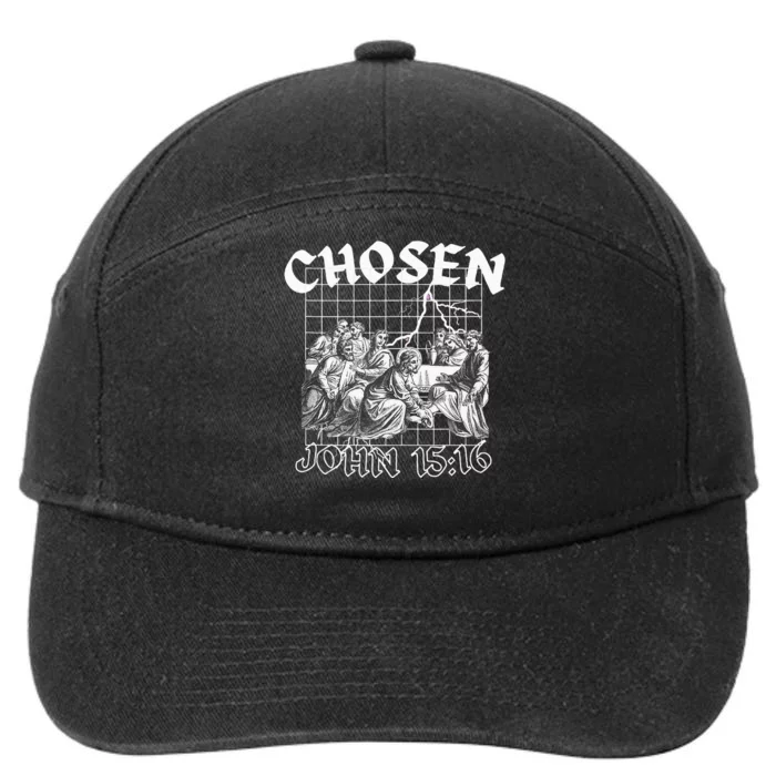 Chosen John 1516 Bible Verse Streetwear 7-Panel Snapback Hat