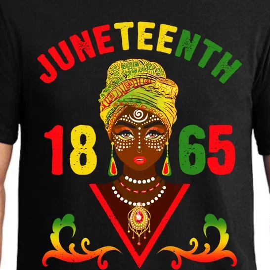 Celebrate Juneteenth 1865 Black Freedom African Gift Pajama Set