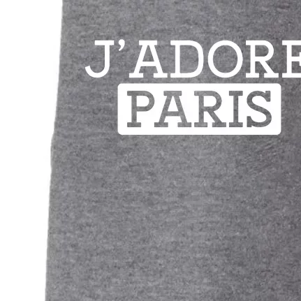 Cool J Adore Paris I Love Paris French Doggie 3-End Fleece Hoodie