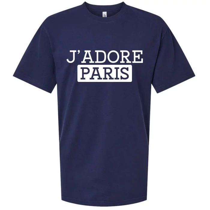 Cool J Adore Paris I Love Paris French Sueded Cloud Jersey T-Shirt