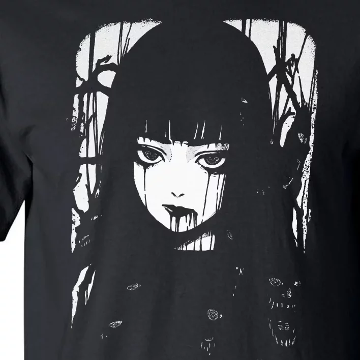 Creepy Japanese Anime Manga Horror Pastel Goth Grunge Tall T-Shirt