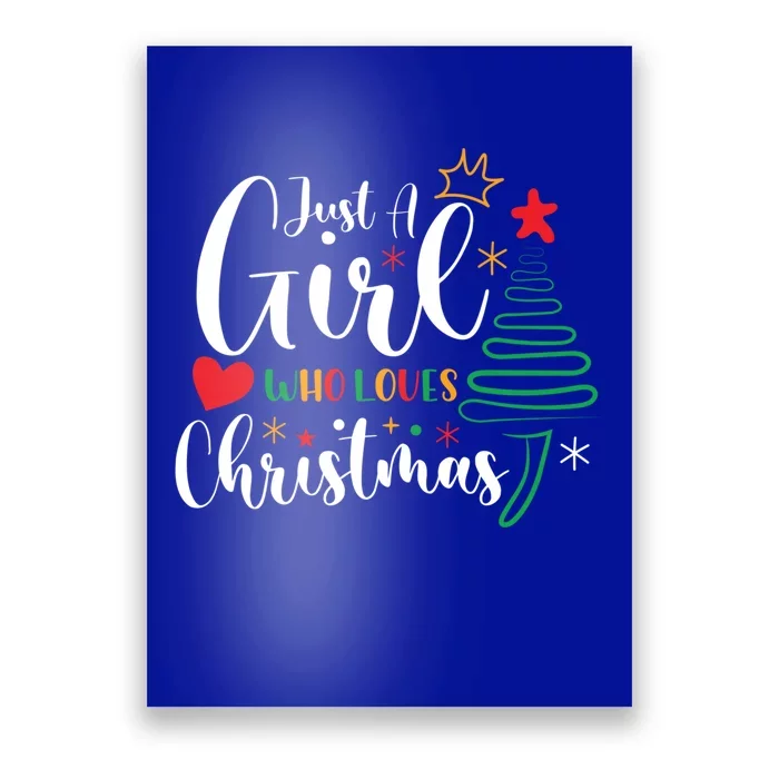 Christmas Just A Who Loves Funny Gift Poster