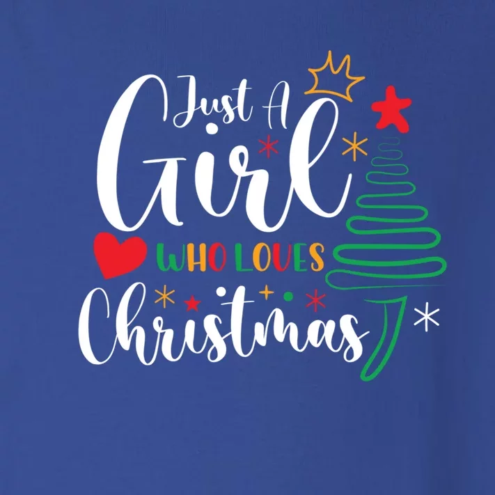 Christmas Just A Who Loves Funny Gift Toddler Long Sleeve Shirt