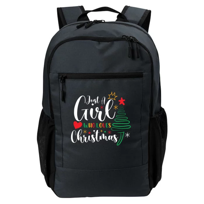 Christmas Just A Who Loves Funny Gift Daily Commute Backpack