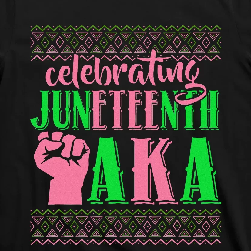 Celebrating Juneteenth AKA Fist Black History T-Shirt