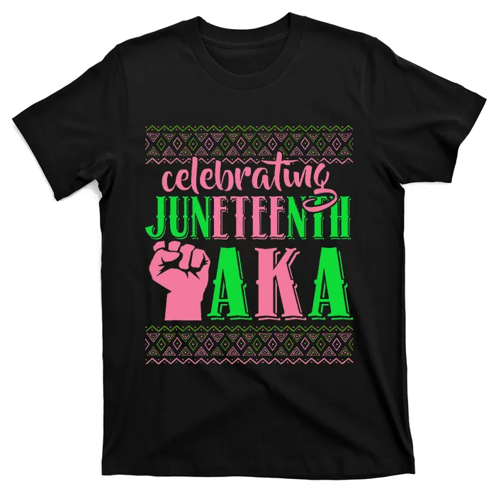 Celebrating Juneteenth AKA Fist Black History T-Shirt