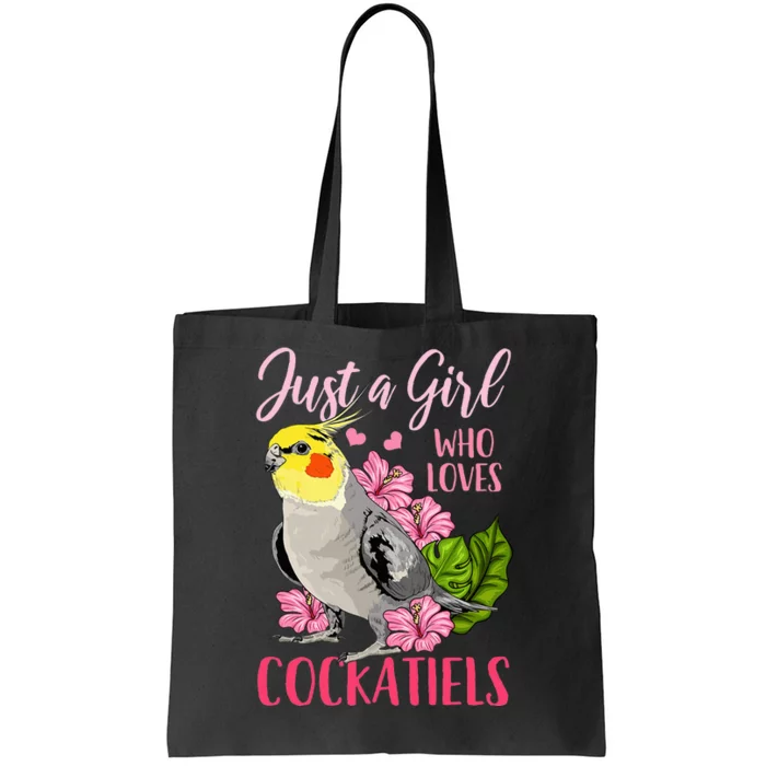 Cockatiel Just A Girl Who Loves Cockatiels Cute Gift Tote Bag