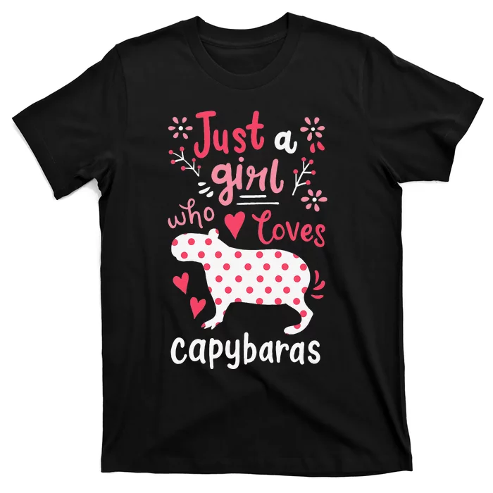 Capybara Just A  Who Loves Capybaras T-Shirt