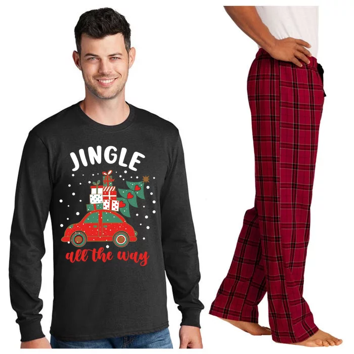 Christmas Jingle All The Way Gift Long Sleeve Pajama Set