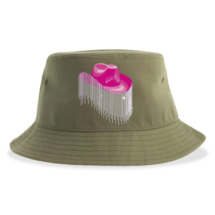 Cowboy Jewel And Glitter Sustainable Bucket Hat