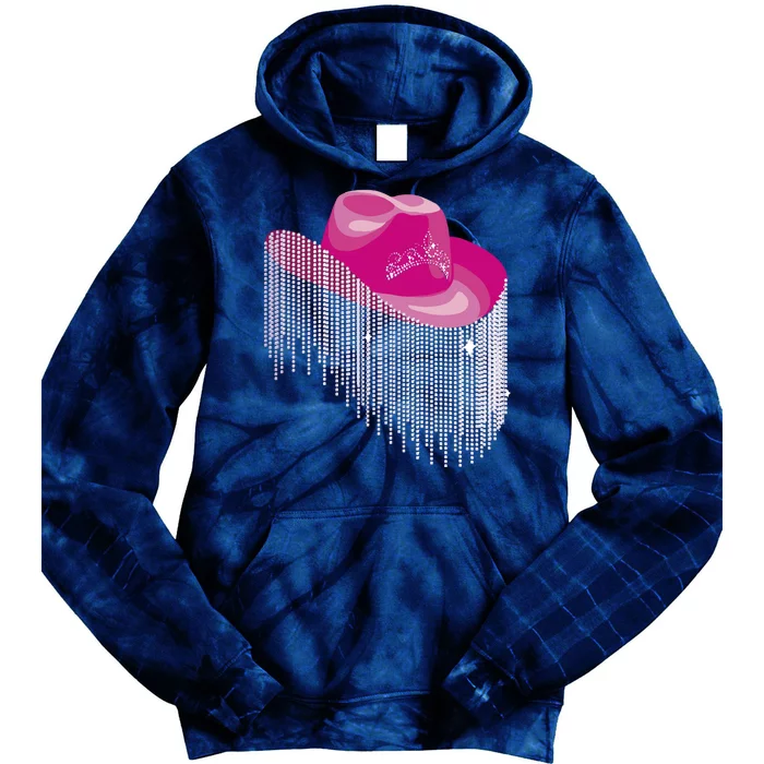 Cowboy Jewel And Glitter Tie Dye Hoodie