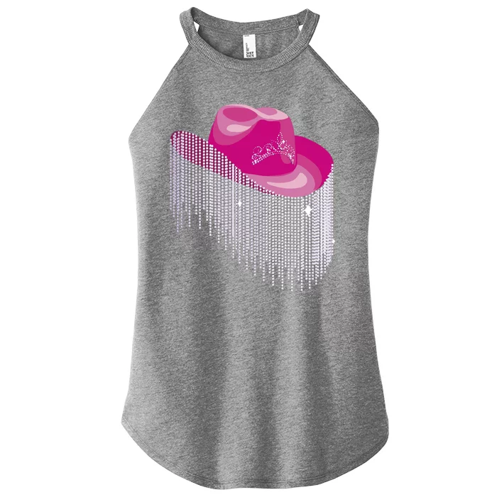 Cowboy Jewel And Glitter Women’s Perfect Tri Rocker Tank