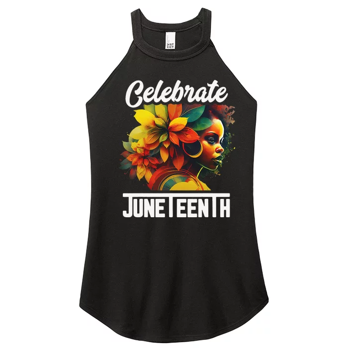 Celebrate Juneteenth  African Black History Month Women’s Perfect Tri Rocker Tank