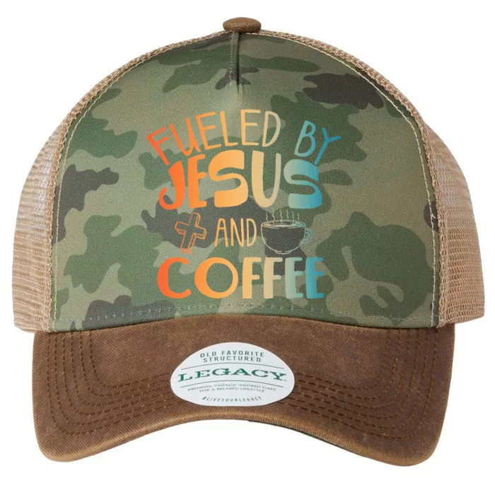 Cool Jesus Art For Christian Jesus Coffee Lover Legacy Tie Dye Trucker Hat