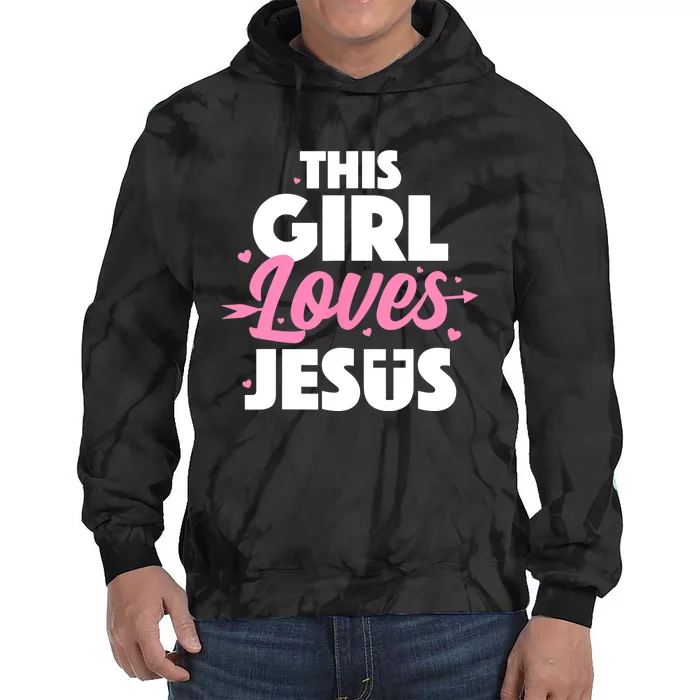 Cool Jesus Art For Girls Jesus Christian Lover Tie Dye Hoodie