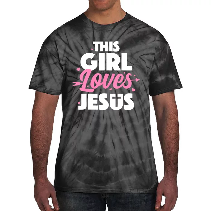 Cool Jesus Art For Girls Jesus Christian Lover Tie-Dye T-Shirt