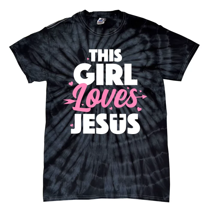 Cool Jesus Art For Girls Jesus Christian Lover Tie-Dye T-Shirt