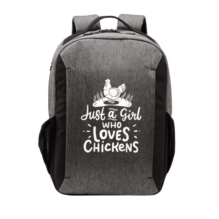 Chicken Just A Girl Who Loves Chickens Vector Backpack