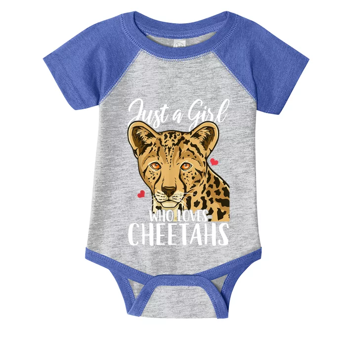 Cheetah Just A Girl Who Loves Cheetahs Cool Gift Infant Baby Jersey Bodysuit