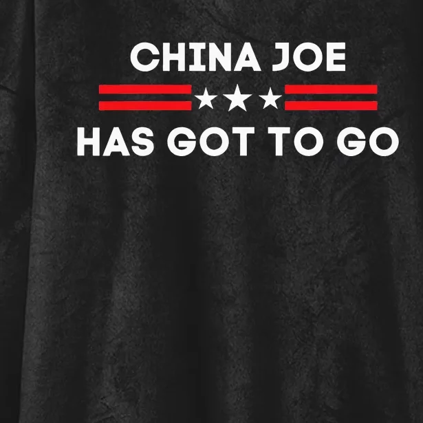 China Joe Anti Biden Political Republican Conservative Hooded Wearable Blanket