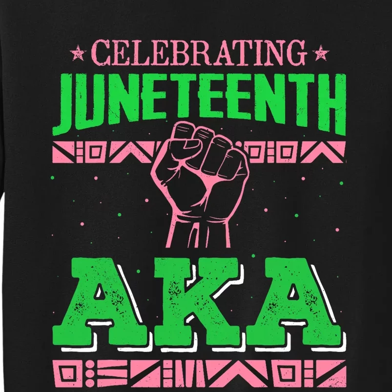 Celebrating Juneteenth Aka Fist Black History Sweatshirt