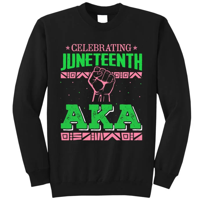 Celebrating Juneteenth Aka Fist Black History Sweatshirt