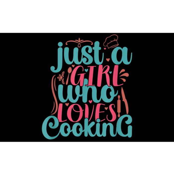 Cook Just A Girl Who Loves Cooking Chef Bumper Sticker