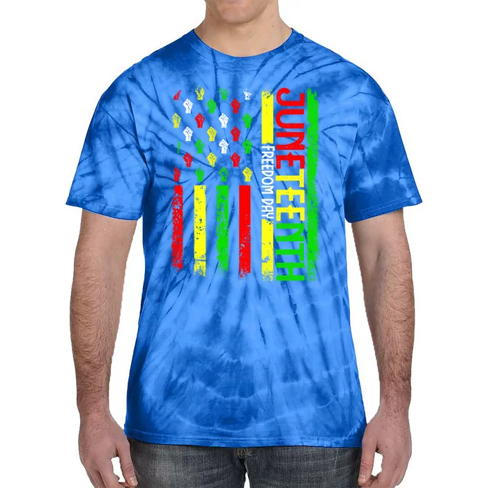 Celebrate Juneteenth Afro Pride Black History Month Gift Tie-Dye T-Shirt