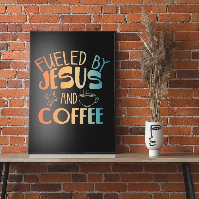 Cool Jesus Art For Christian Jesus Coffee Poster